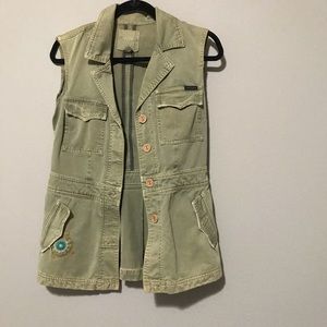 Sanctuary Olive Vest